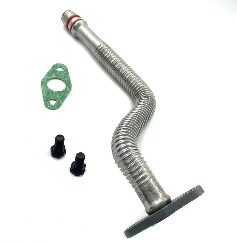 BRGMAX 5.9L Oil Return Drain Line, 5135786AB, 3970875, Turbo Oil Return Pipe Tube fits for Dodge Cummins 5.9L Diesel 2004 2005 2006 2007 - Image 1